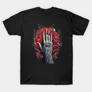 Hand-Eye Tree of Life Eye of Nature's Vigil T-Shirt